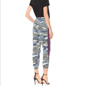 Mother mid rise camouflage pants
